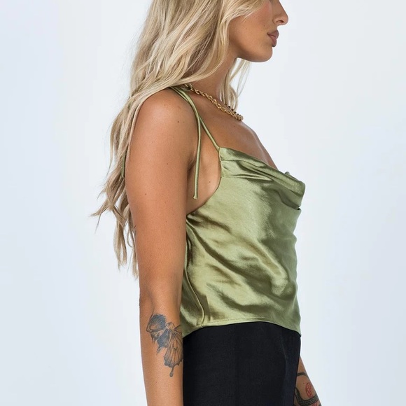 Princess Polly Blakey Top in Sage - Picture 5 of 7